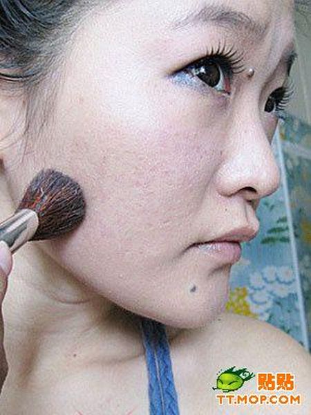 Chinese girl before and after makeup (12 pics)