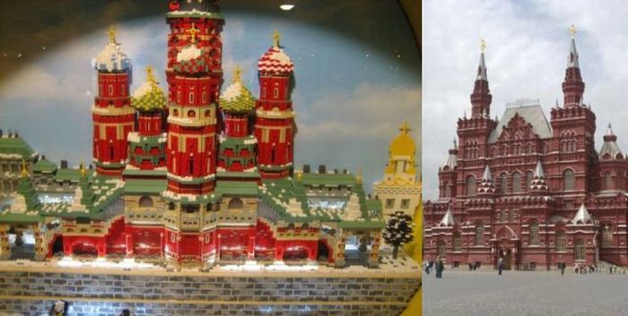 Famous  Places Made with Lego (34 pics)
