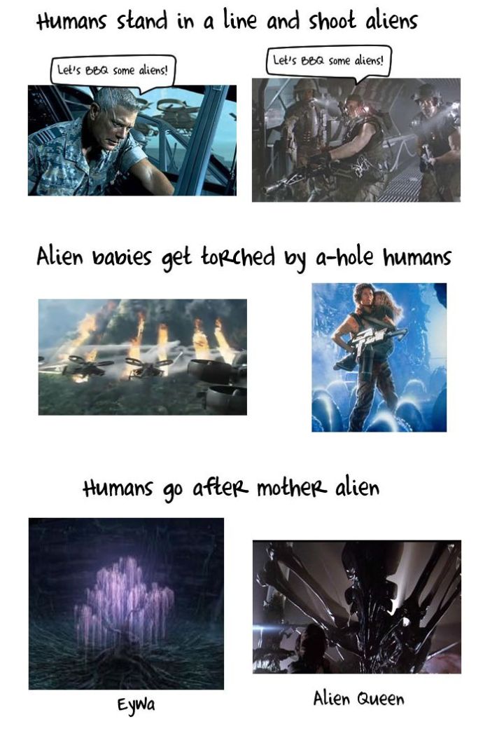 Avatar and Aliens Are The Same Movie (6 pics)