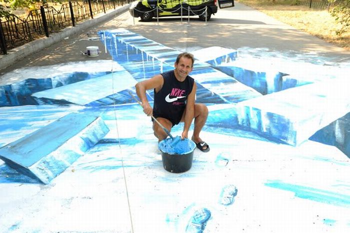 3D Pictures Art In Parks Of Moscow (11 pics)