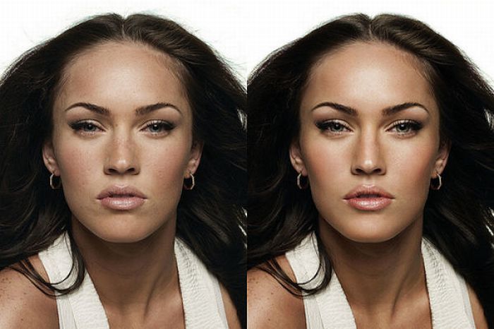 Celebrity Photos Before and After Retouching