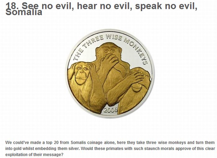 Bizarre Coins from All Around the World (25 pics)