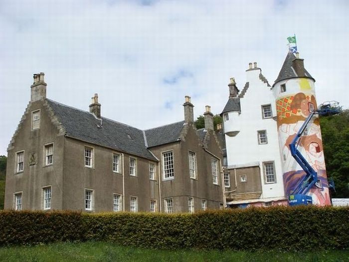 Castelos grafitados na Escócia