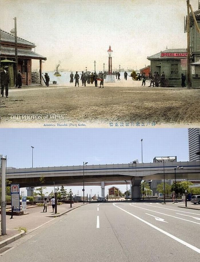 Photos of Japan Then and Now (12 pics)