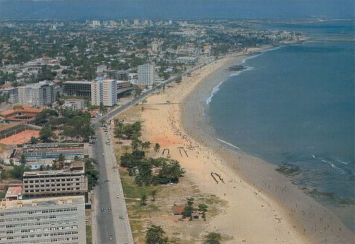 Fortaleza, Brazil During the 70's, view of the Meireles and Aldeota neighborhoods