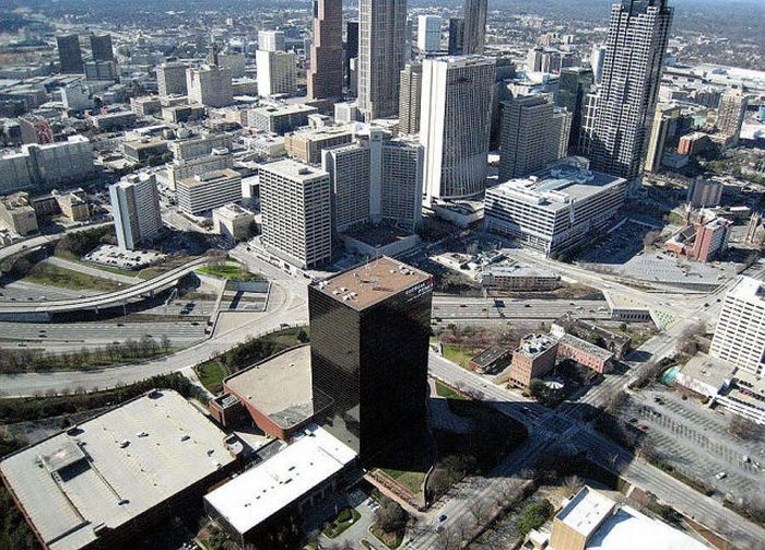 Downtown Atlanta aerial 2007