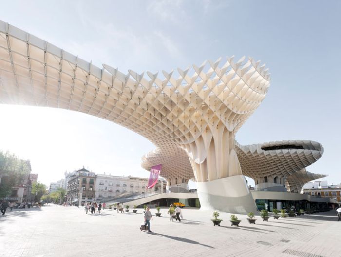 Metropol Parasol, World's Largest Wooden Structure (17 pics)