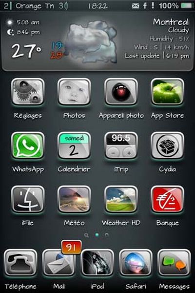 Beautiful Iphone Themes on Best Iphone 4 Themes  50 Pics