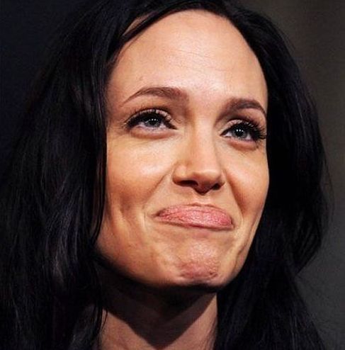 Angelina Jolie Funny Faces Pictures