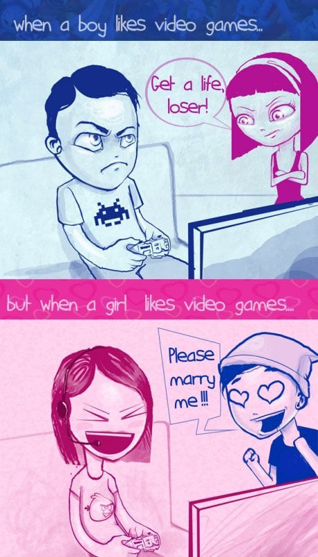 Guys vs. Girls (16 pics)