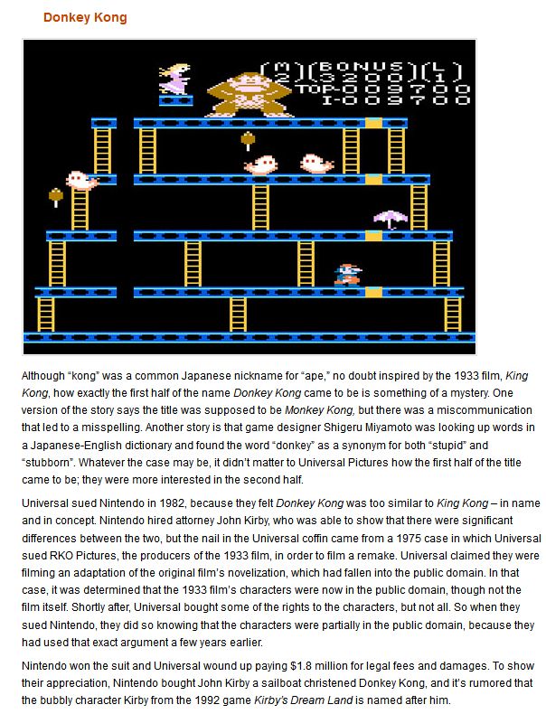 How Some Classic Video Games Got Their Names (13 pics)