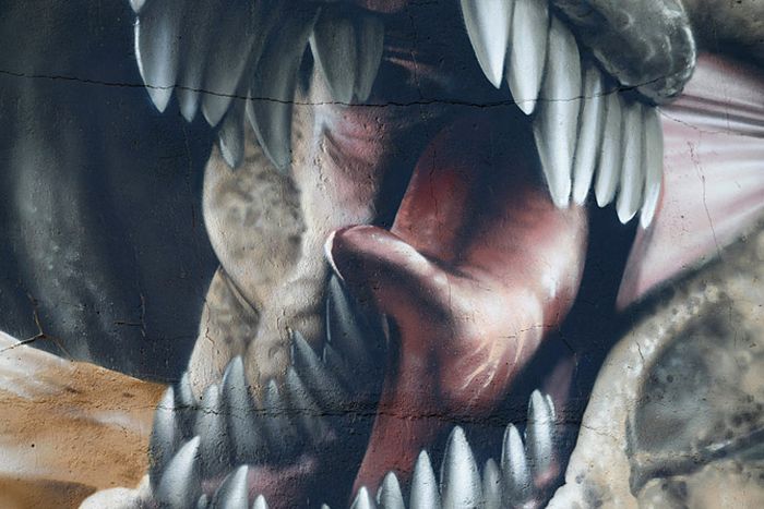 The Jurassic Park Wall Art (24 pics)