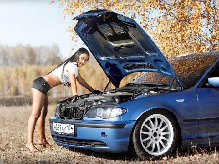 Girls and Cars (80 pics)