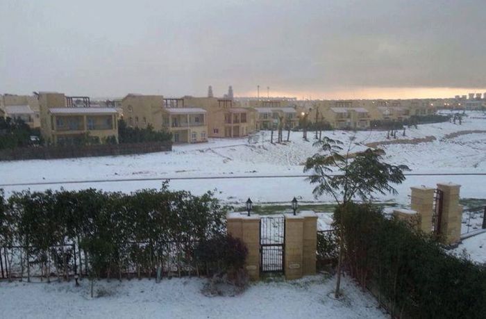 Snow in Egypt (27 pics)