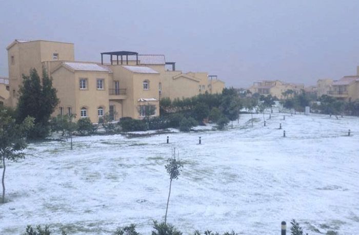 Snow in Egypt (27 pics)