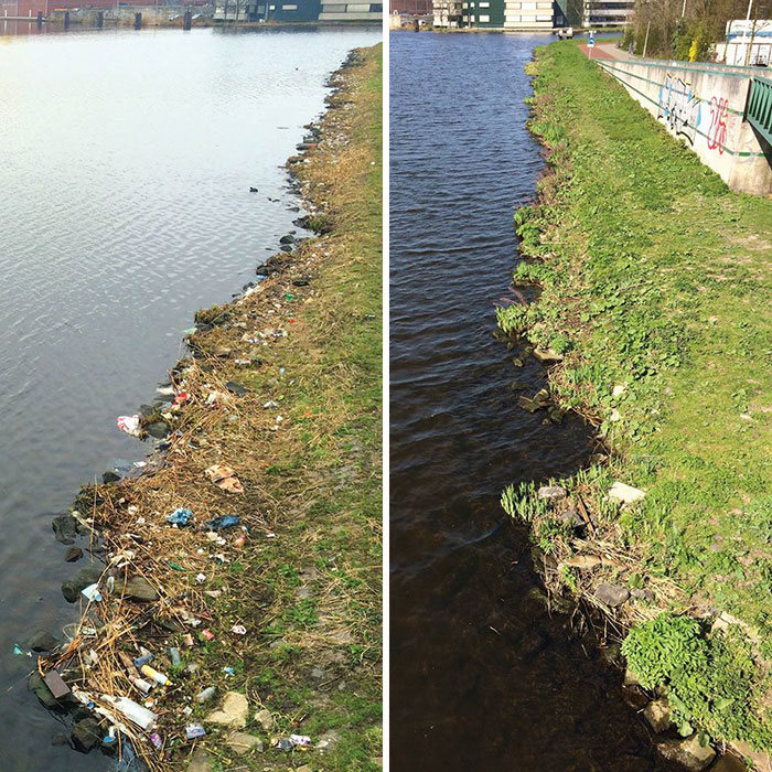Голландец решил убрать берег от мусора и вдохновил других делать то же самое