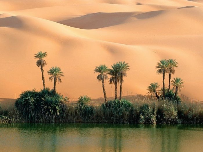 Убари - невероятный оазис в пустыне Сахара