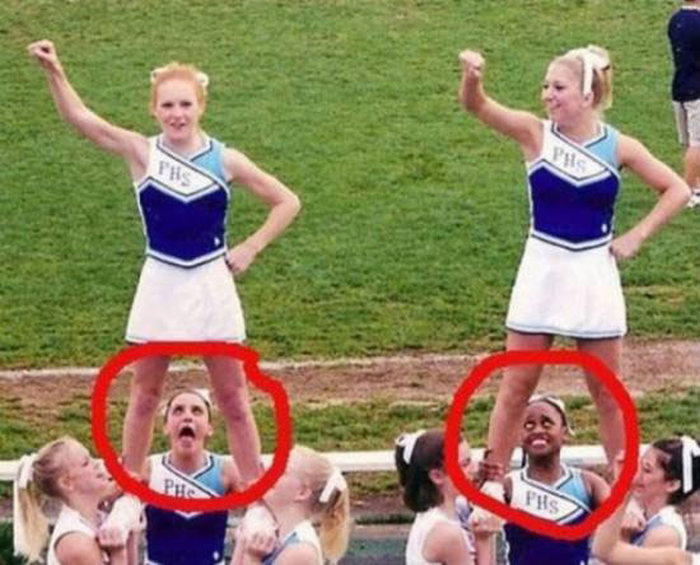 When Cheerleaders Make Awkward Faces (16 pics)