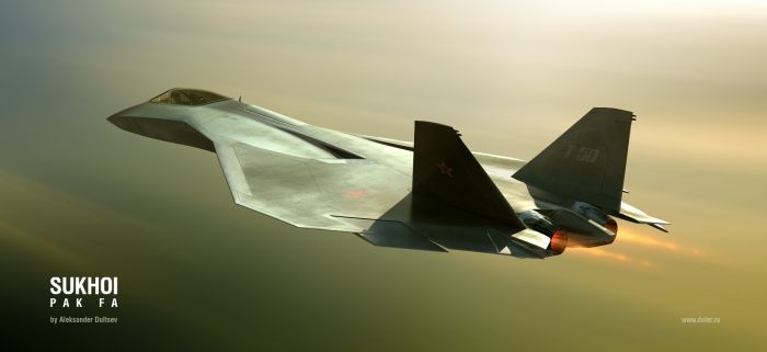 Sukhoi Pak Fa - the first Russian stealth superfighter (8 pics)