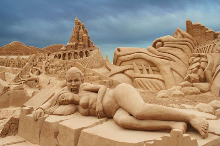 Sand Sculptures (41 pics)