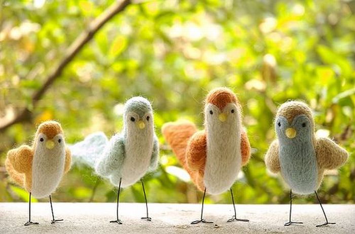 Funny handmade birds (64 pics)
