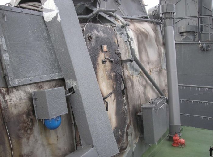 Russian ship after some accident (13 pics)