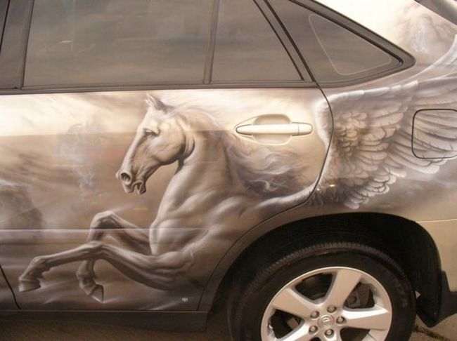 Funny and beautiful painted cars (40 pics)