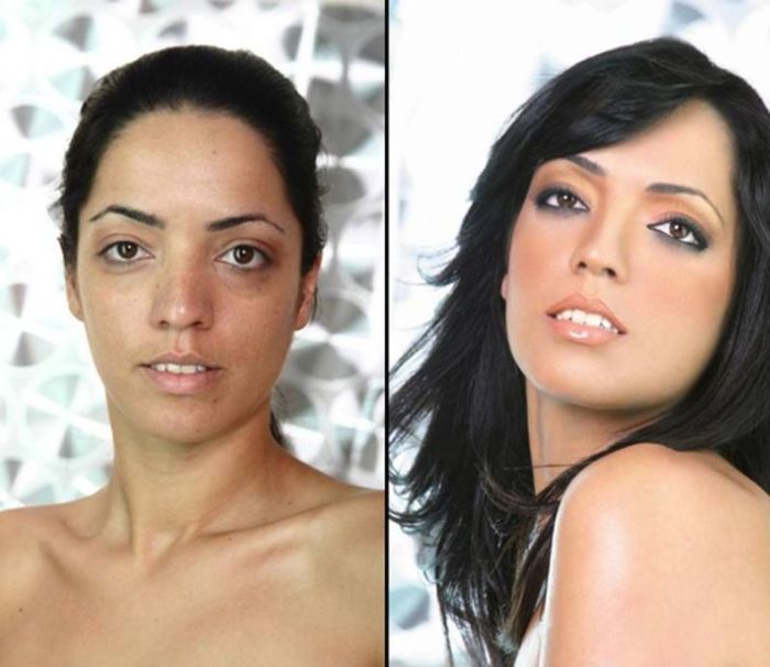 Before and After Makeup (13 pics)