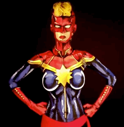 Model Transforms Herself Into Comic Book Characters Using 